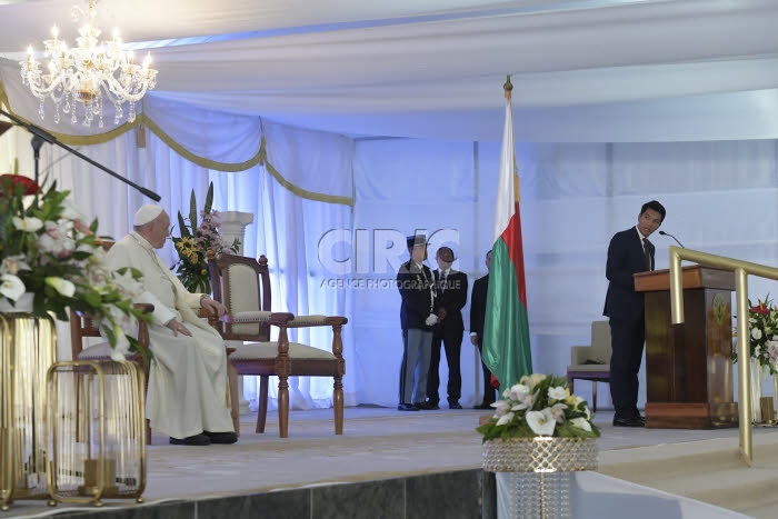 Voyage apostolique du pape François à Madagascar, Afrique australe.