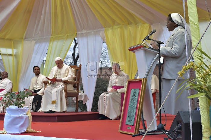 Voyage apostolique du pape François à Madagascar, Afrique australe.