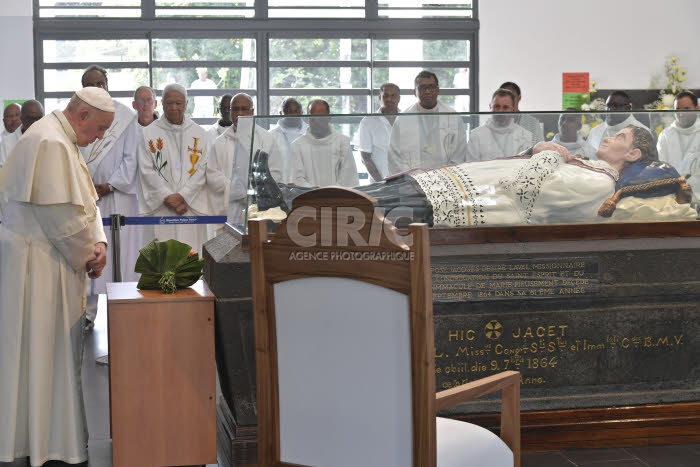 Voyage apostolique du pape François à l'Ile Maurice, Afrique australe.