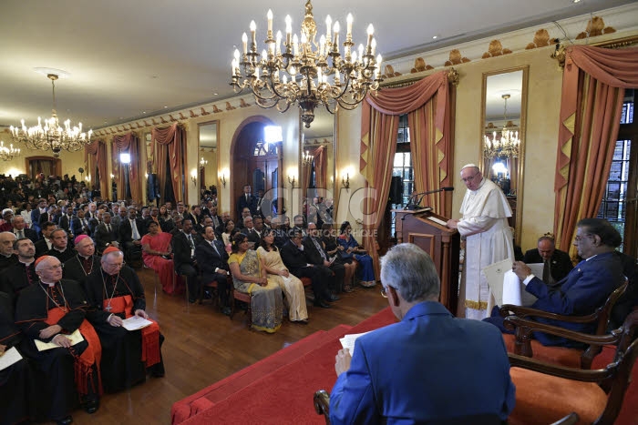 Voyage apostolique du pape François à l'Ile Maurice, Afrique australe.