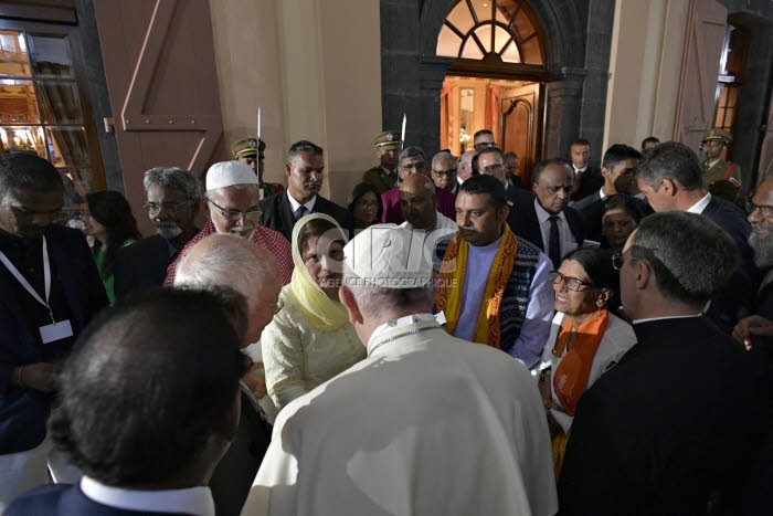 Voyage apostolique du pape François à l'Ile Maurice, Afrique australe.