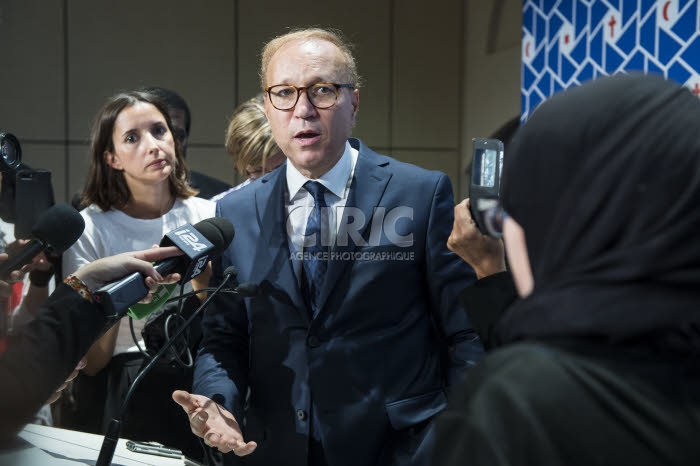 Conférence de presse de Ghaleb BENCHEIKH.