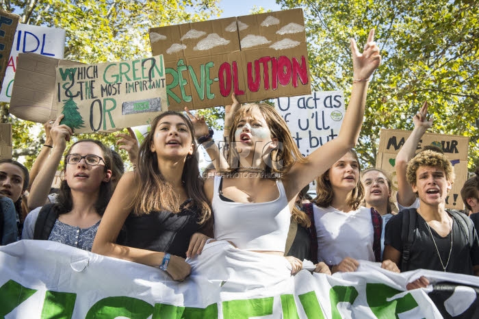 Environnement, grève mondiale pour le climat.