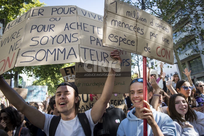 Environnement, grève mondiale pour le climat.