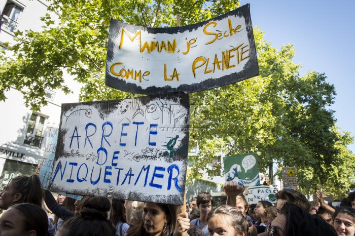 Environnement, grève mondiale pour le climat.