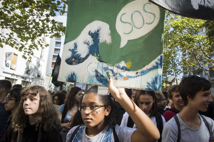 Environnement, grève mondiale pour le climat.