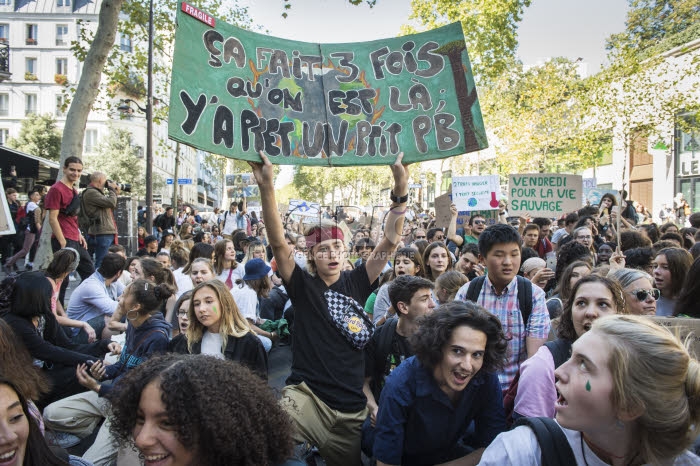 Environnement, grève mondiale pour le climat.