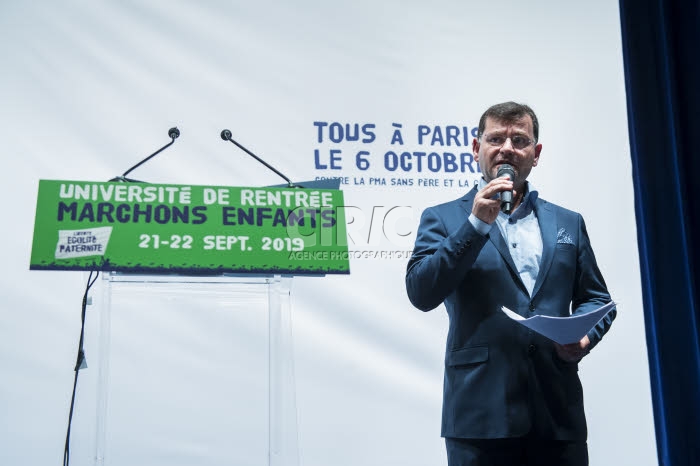 Université de rentrée de "Marchons enfants" organisée par La Manif Pour Tous.