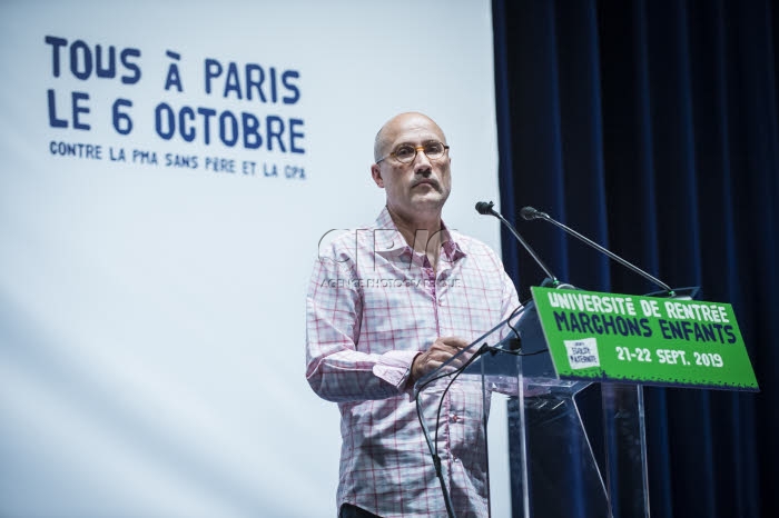 Université de rentrée de "Marchons enfants" organisée par La Manif Pour Tous.