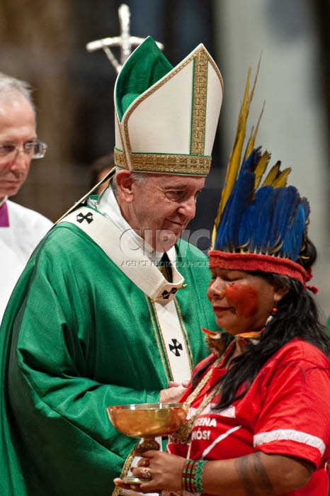 Messe pour l'ouverture du synode spécial des évêques sur l'Amazonie