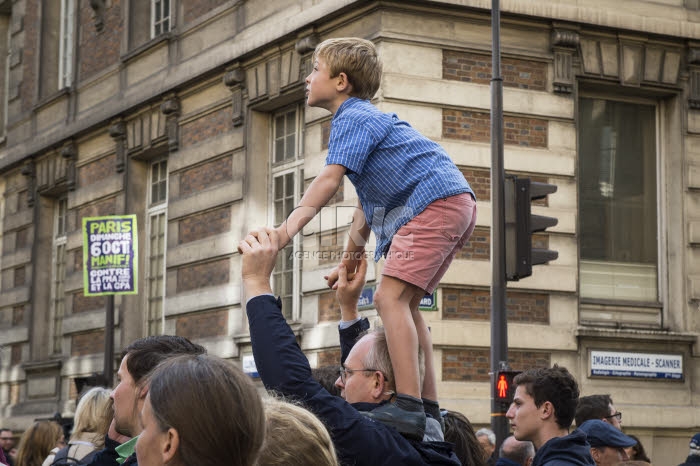 Manifestation contre la réforme de la PMA.