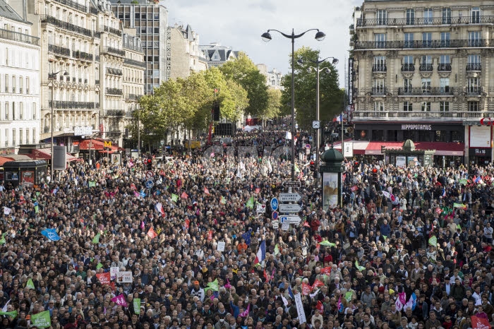 Manifestation contre la réforme de la PMA.