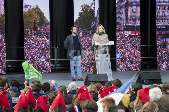 Manifestation contre la réforme de la PMA.