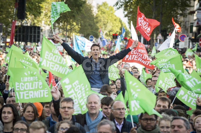 Manifestation contre la réforme de la PMA.
