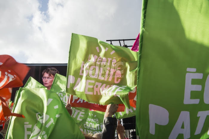 Manifestation contre la réforme de la PMA.