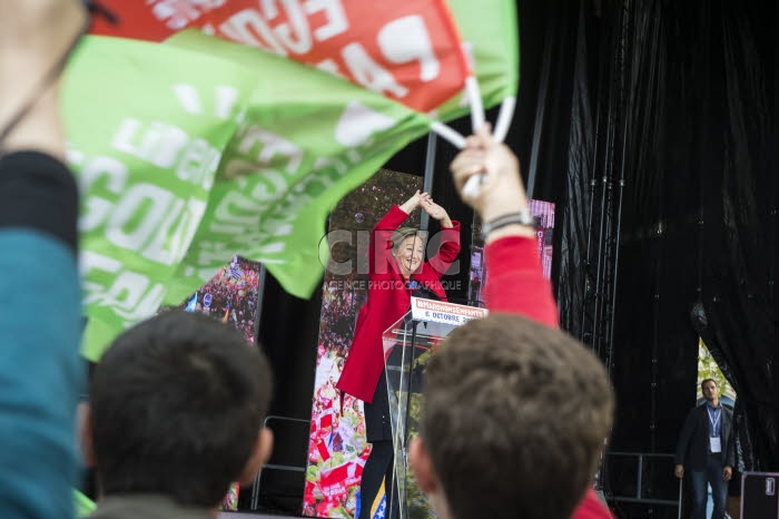 Manifestation contre la réforme de la PMA.