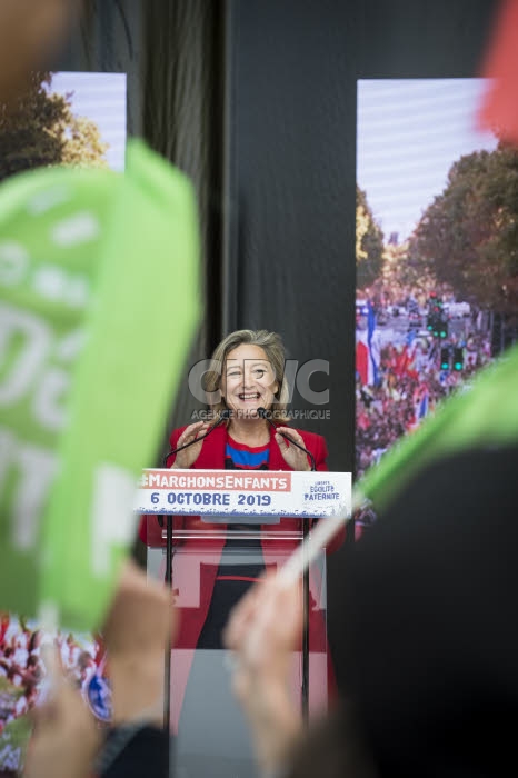 Manifestation contre la réforme de la PMA.