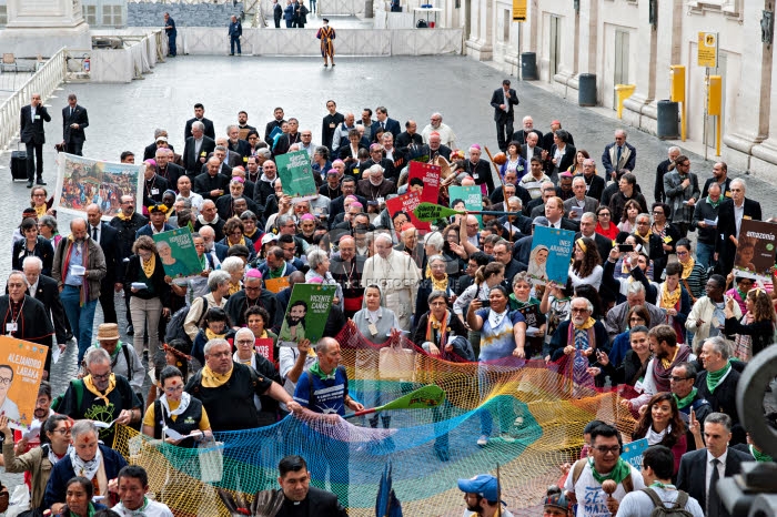 Synode sur l’Amazonie au Vatican.