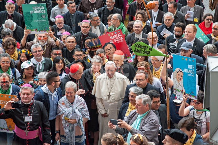 Synode sur l’Amazonie au Vatican.