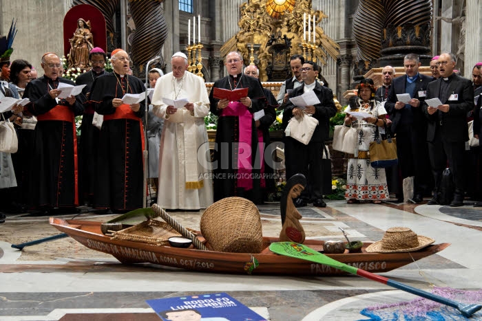 Synode sur l’Amazonie au Vatican.
