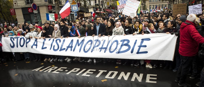 Marche contre l'islamophobie