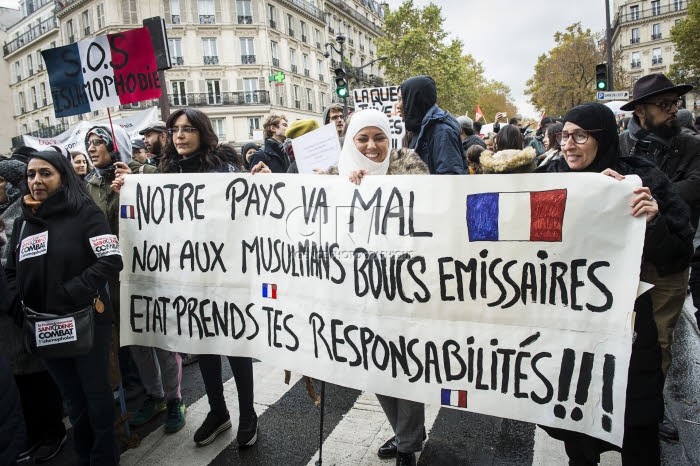 Marche contre l'islamophobie