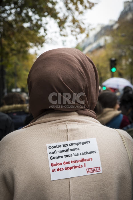 Marche contre l'islamophobie