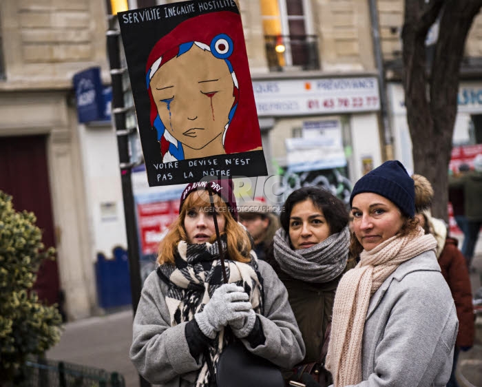 Manifestation contre le projet de réforme des retraites.