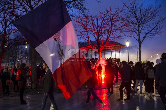 Manifestation contre le projet de réforme des retraites.