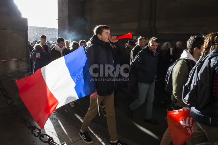 Manifestation contre la réforme de la PMA, la GPA, le projet de loi bioéthique.