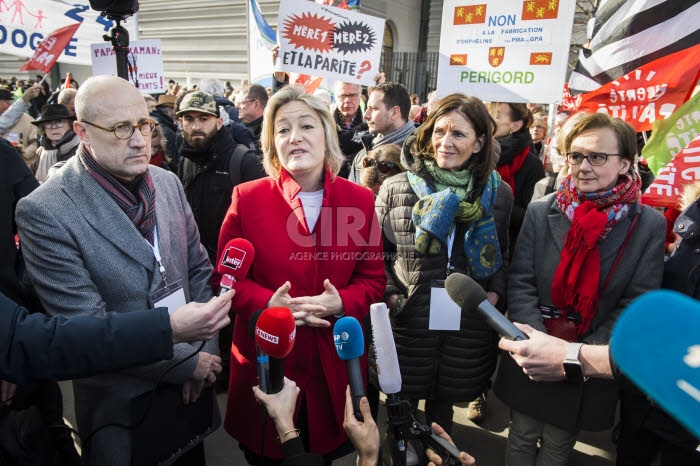 Manifestation contre la réforme de la PMA, la GPA, le projet de loi bioéthique.