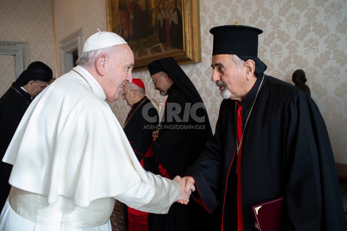 Le pape François et Ignace Youssef III YOUNAN.