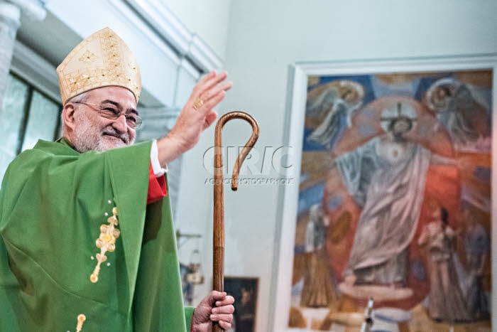 Le Card. Cristobal LOPEZ ROMERO prend possession de son église titulaire.