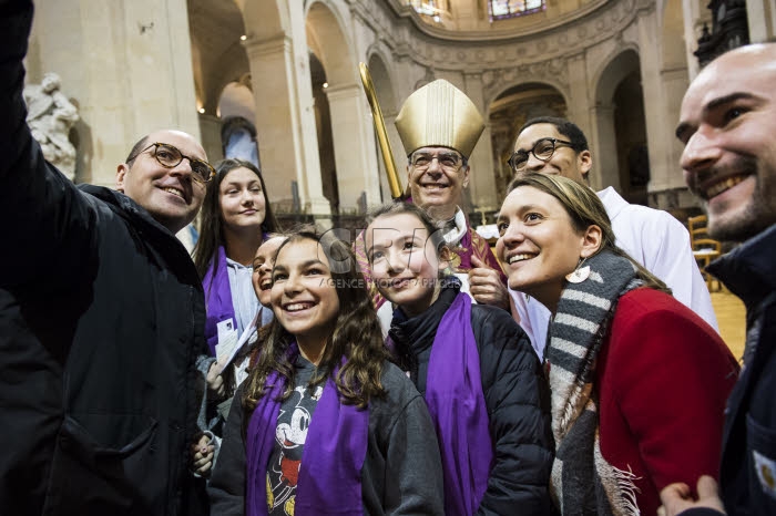 Appel décisif des catéchumènes jeunes.