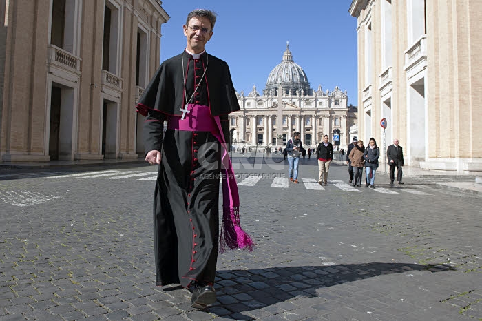 Mgr Pierre-Antoine BOZO, évêque de Limoges, à Rome.