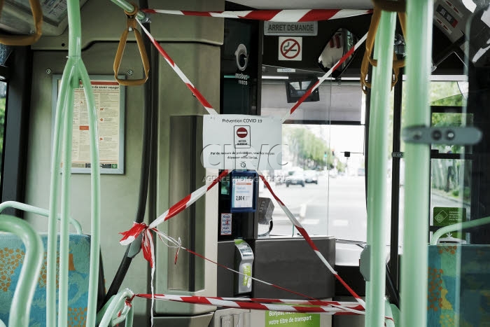 Coronavirus, dispositif de protection pour les chauffeurs de bus de la RATP.