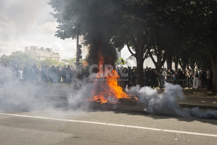 Manifestaton des personnels soignants à Paris.