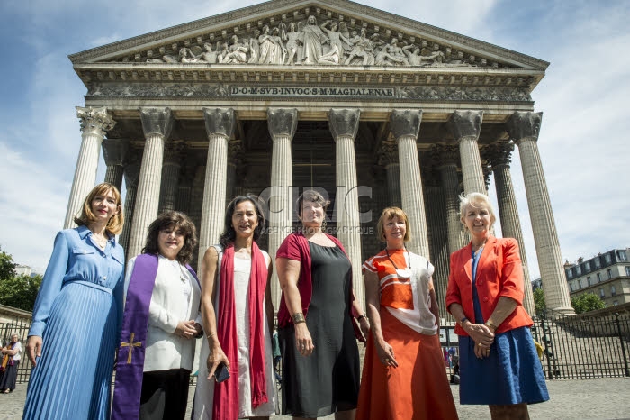 Sept femmes candidates à des fonctions diverses dans l'Eglise.