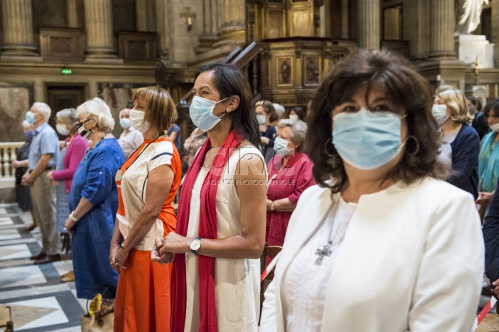 Sept femmes candidates à des fonctions diverses dans l'Eglise.