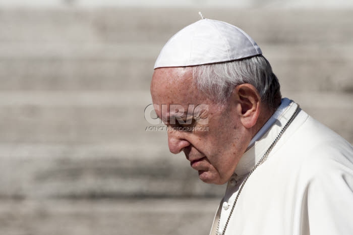 Portrait du pape François.